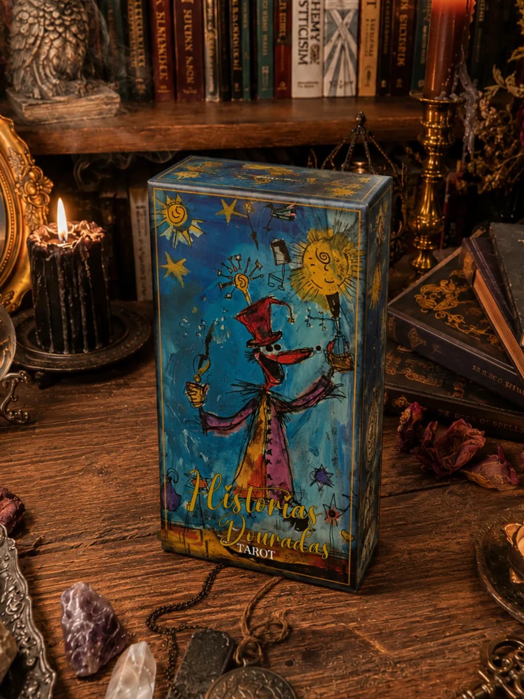 Arte do Histórias Douradas Tarot