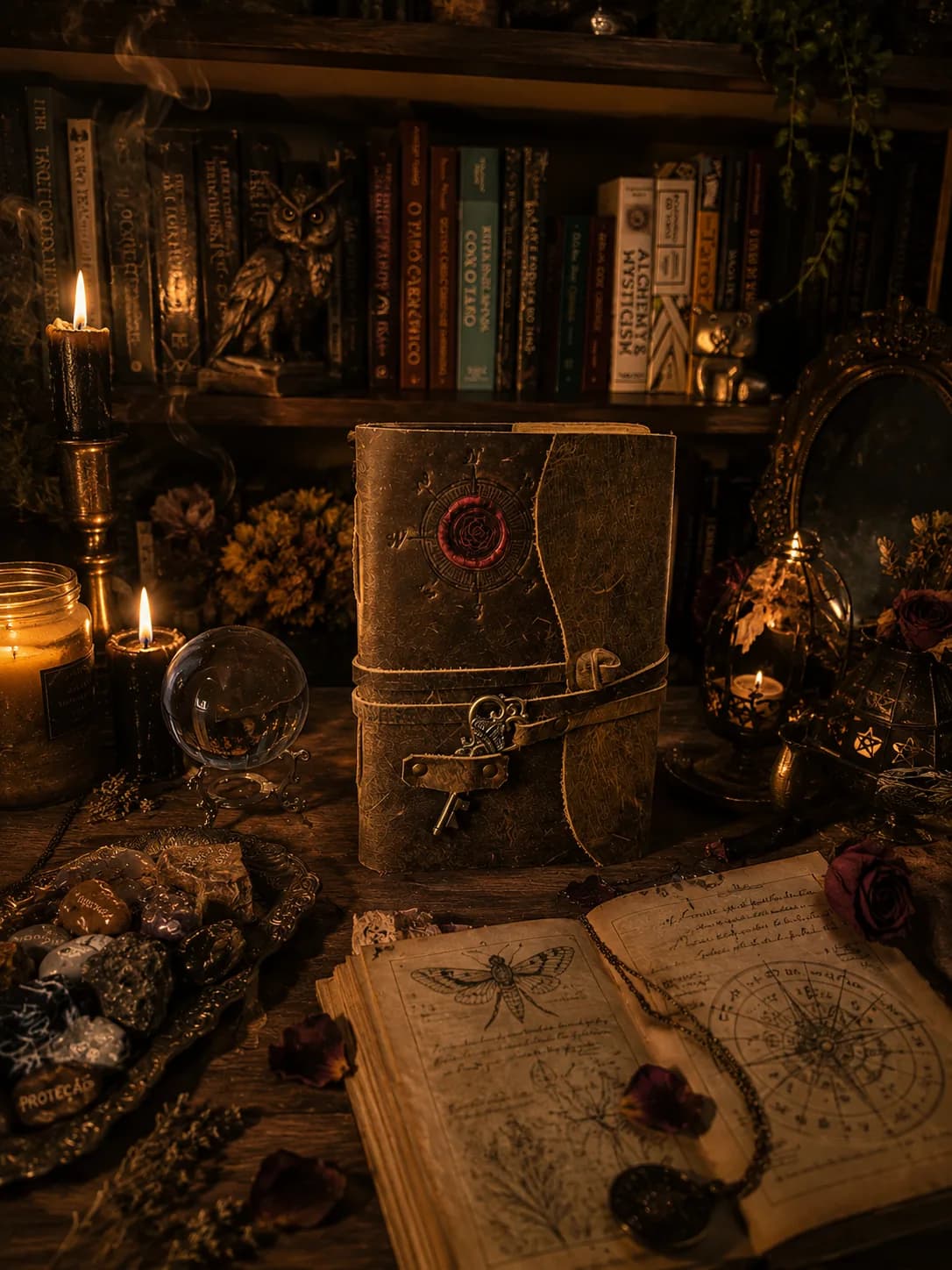 Arte do Grimoire Rústico